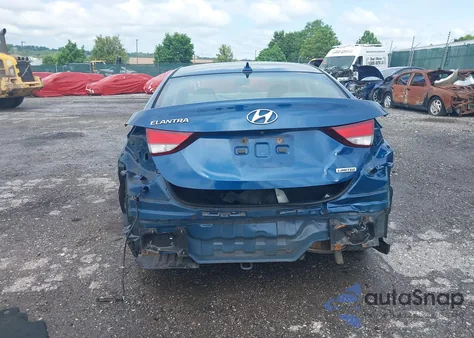 2015 Hyundai Elantra Limited from USA, damaged, VIN KMHDH4AE1FU373671